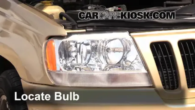 1999 Jeep Grand Cherokee Limited 4.0L 6 Cyl. Lights Parking Light (replace bulb)